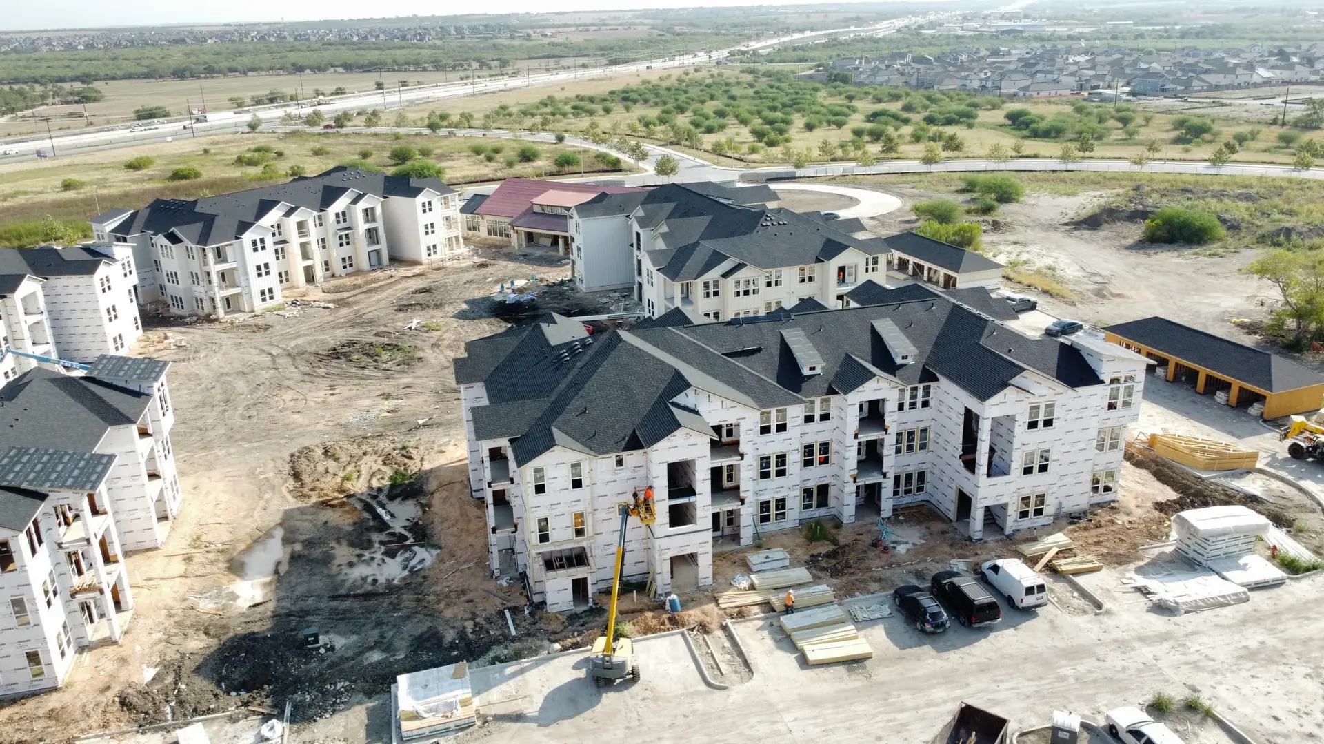 Multi-family apartment framing by J.E.T